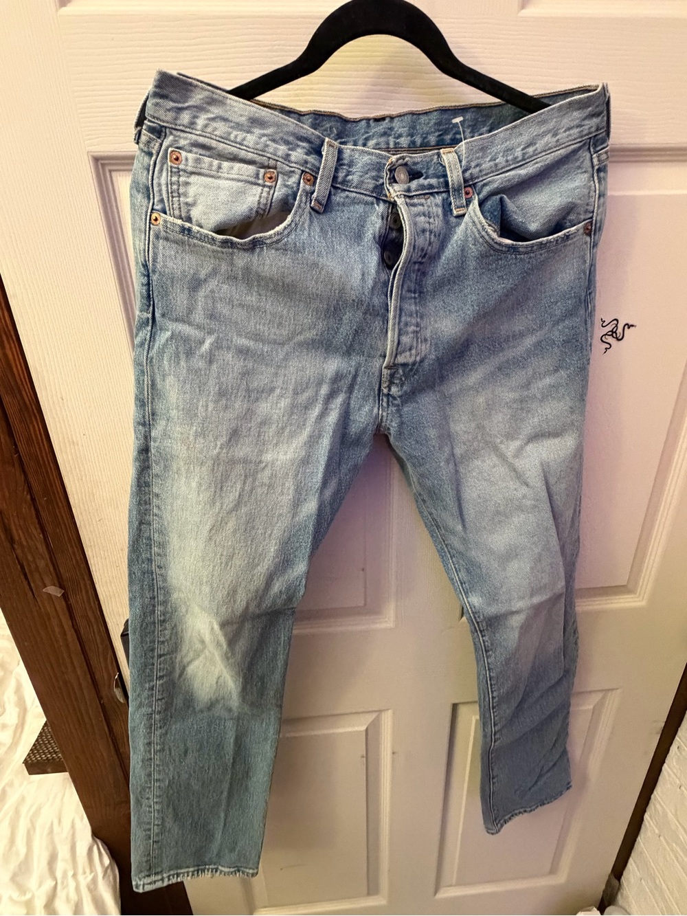 Levi's Light Blue Straight Leg Jeans